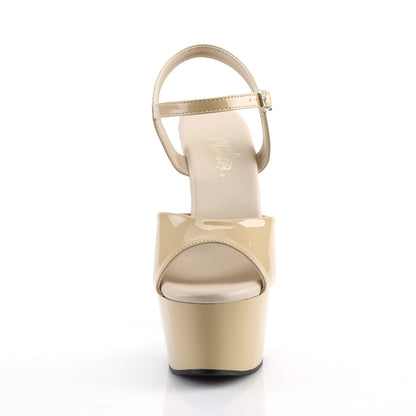 Pleaser Sandales pour femmes ASPIRE-609 Crème Pat / Crème