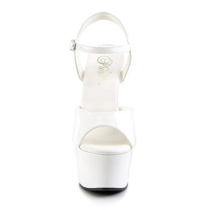 Pleaser Sandales pour femmes ASPIRE-609 wht pat / wt