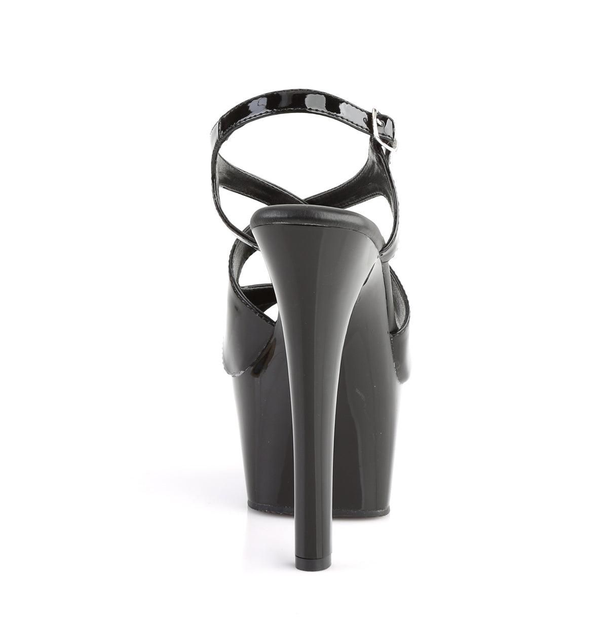 Pleaser Sandales pour femmes ASPIRE-630 BLK PAT / BLK