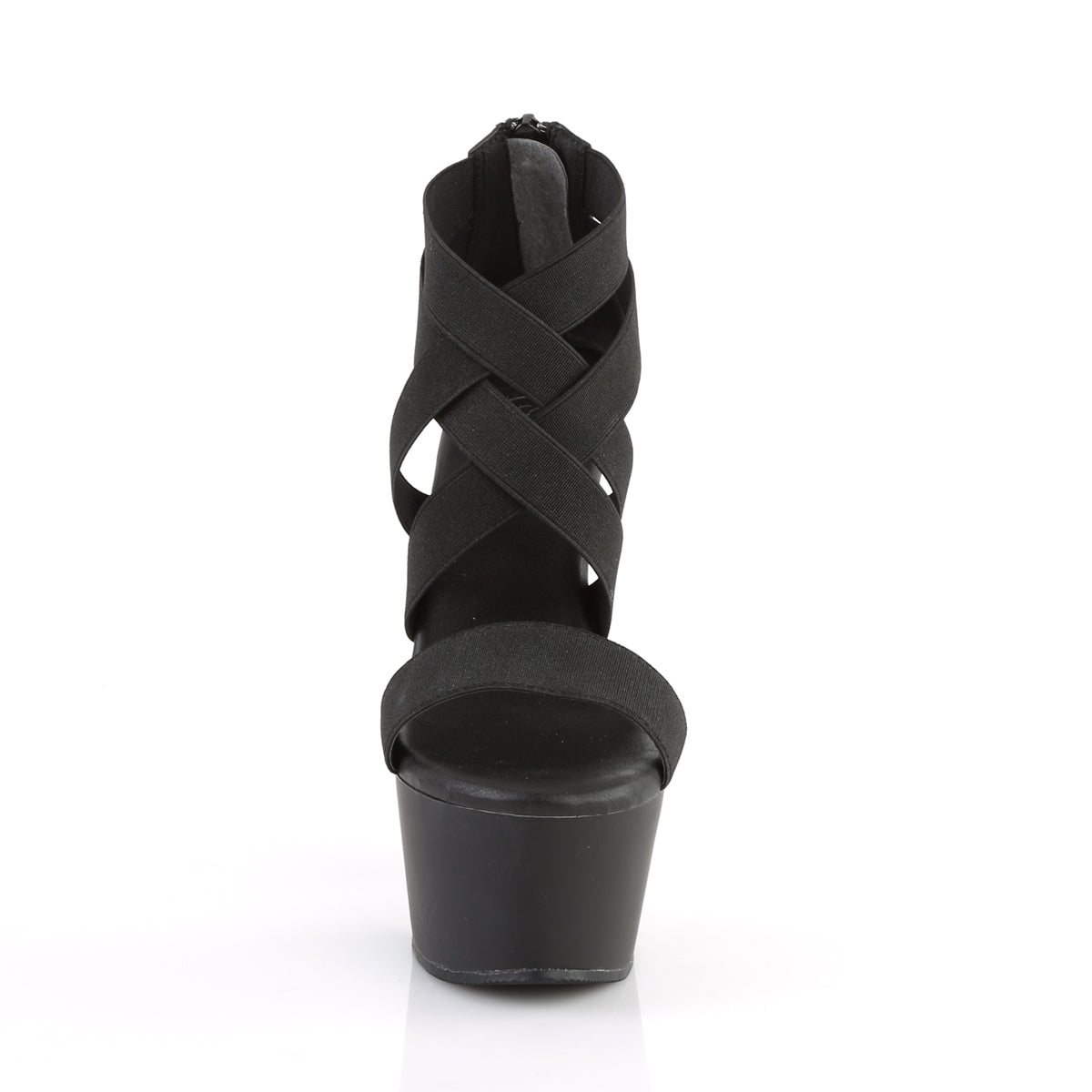 Pleaser Sandales pour femmes ASPIRE-669 BLK BAND BAND-FAUX CUIR / BLK MATTE