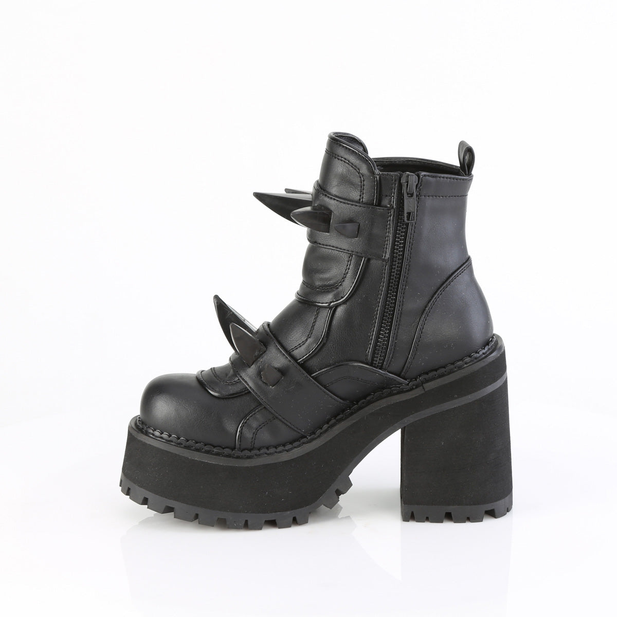 DemoniaCult   ASSAULT-72 Cuir végétalien BLK
