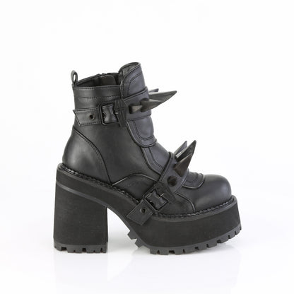 DemoniaCult   ASSAULT-72 Cuir végétalien BLK