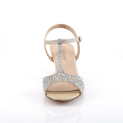 Fabulicious Sandales pour femmes AUDREYTissu chatoyant -05 nude