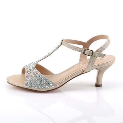 Fabulicious Sandales pour femmes AUDREYTissu chatoyant -05 nude