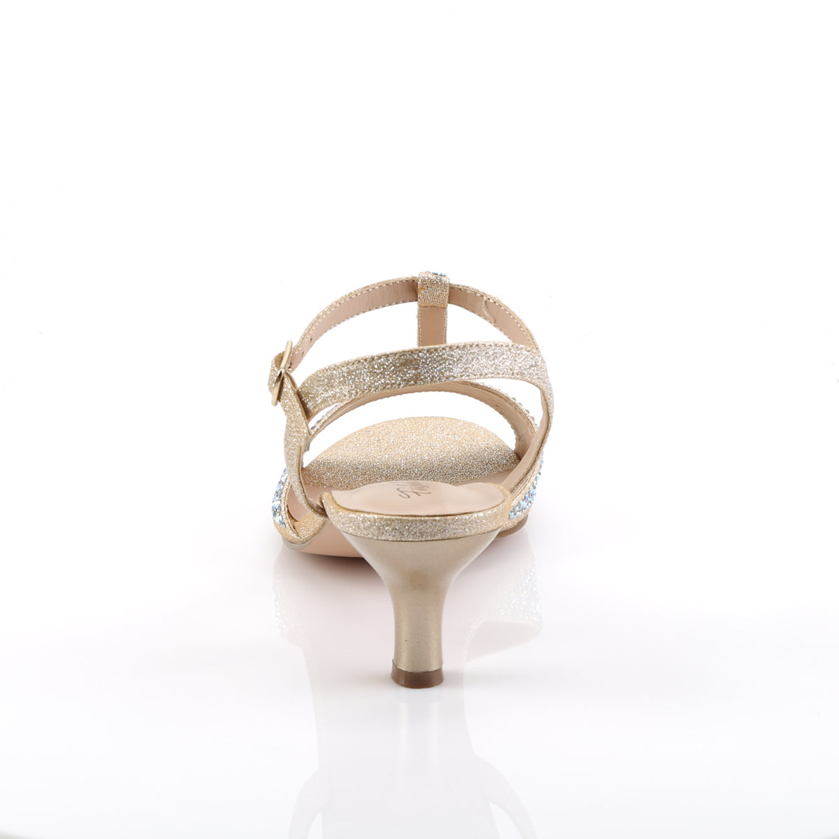 Fabulicious Sandales pour femmes AUDREYTissu chatoyant -05 nude