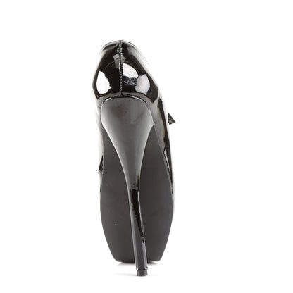 Devious Pompes pour femmes Ballet-08 blk pat