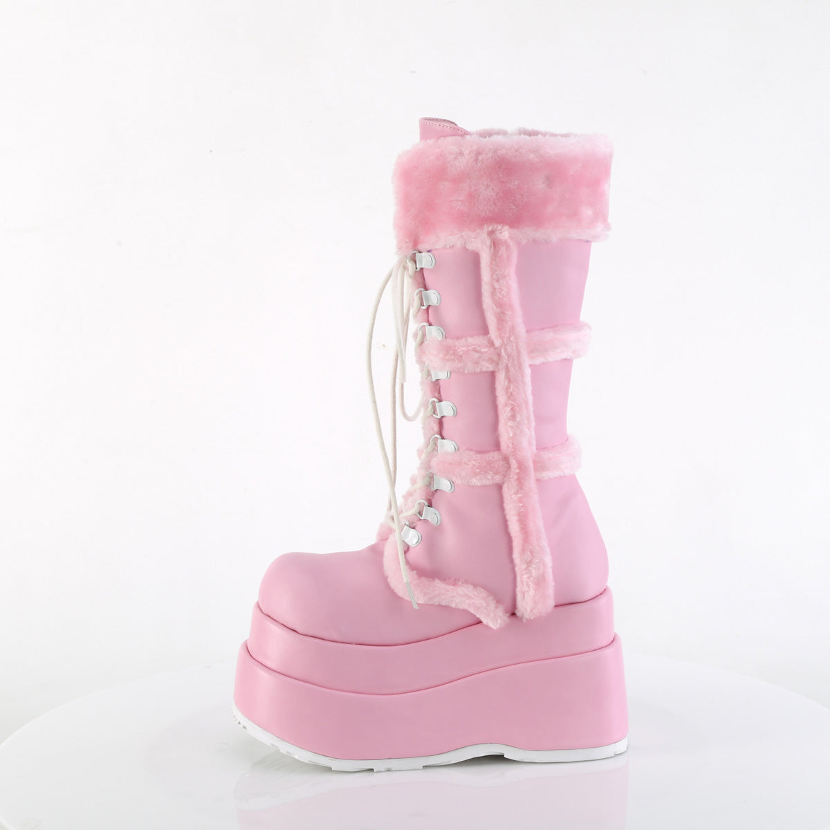 DemoniaCult   BEAR-202 B. Cuir végétalien rose