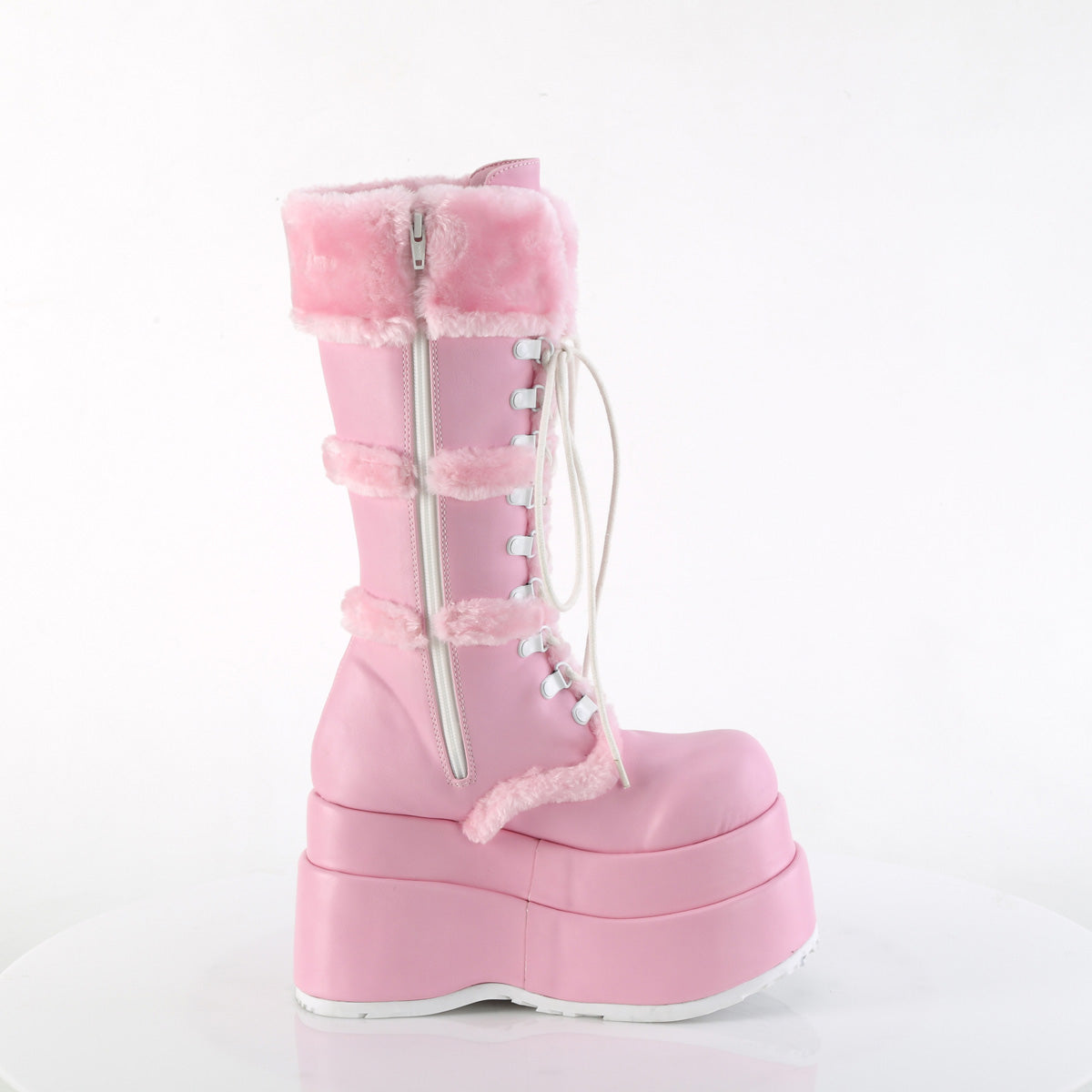 DemoniaCult   BEAR-202 B. Cuir végétalien rose