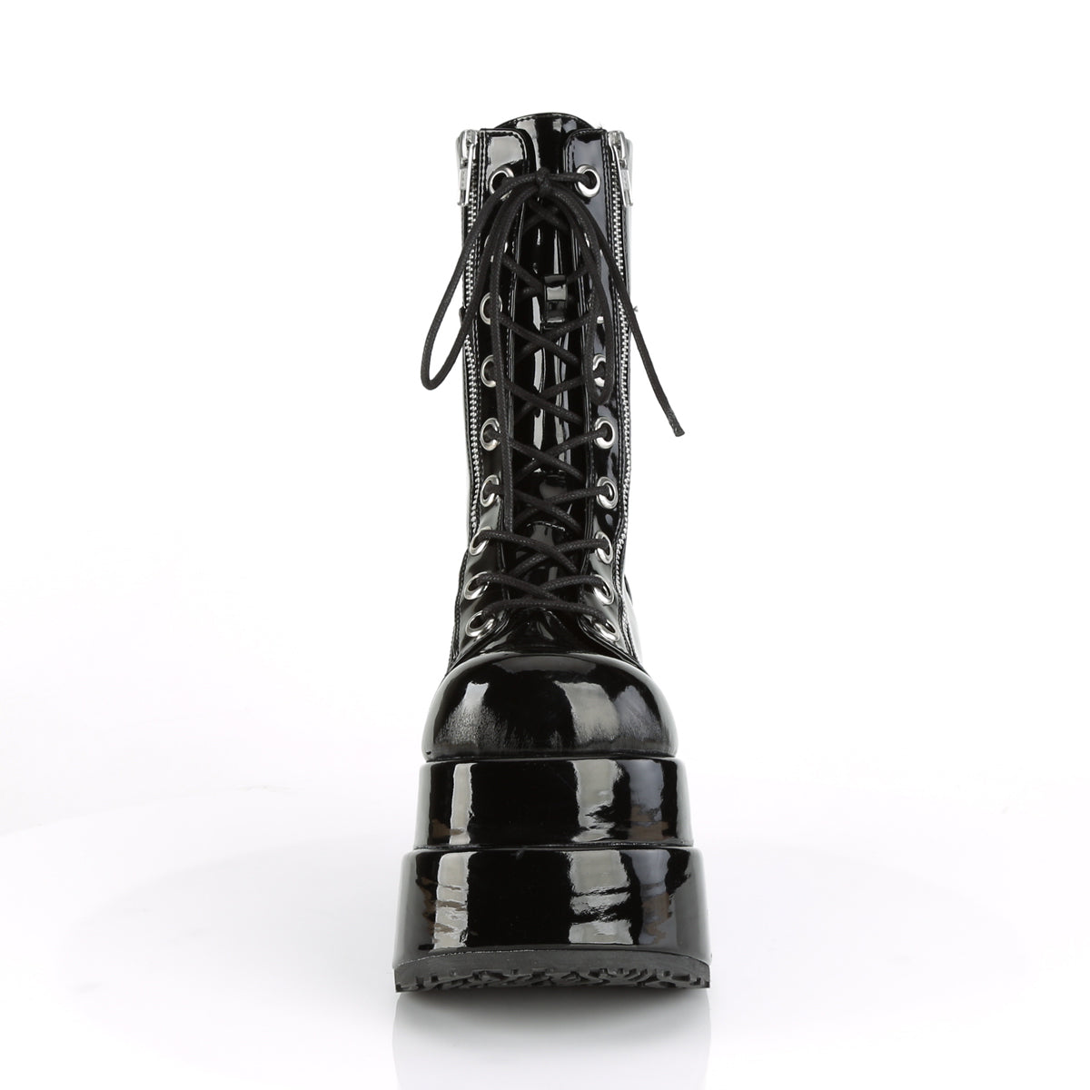 DemoniaCult Womens Boots BEAR-265 Blk Pat