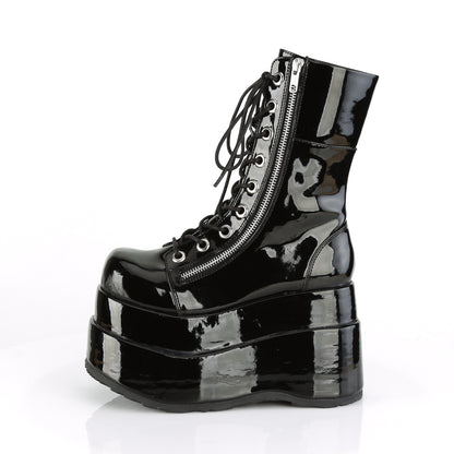 DemoniaCult Womens Boots BEAR-265 Blk Pat