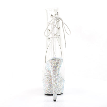 Pleaser Bottines pour femmes BEJEWELED-1018DM-6 CLR / SLV MULTI RS