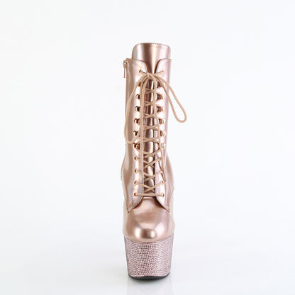 Pleaser  Bottines BEJEWELED-1020-7 R. Gold Holo Pat / R. Gold AB RS