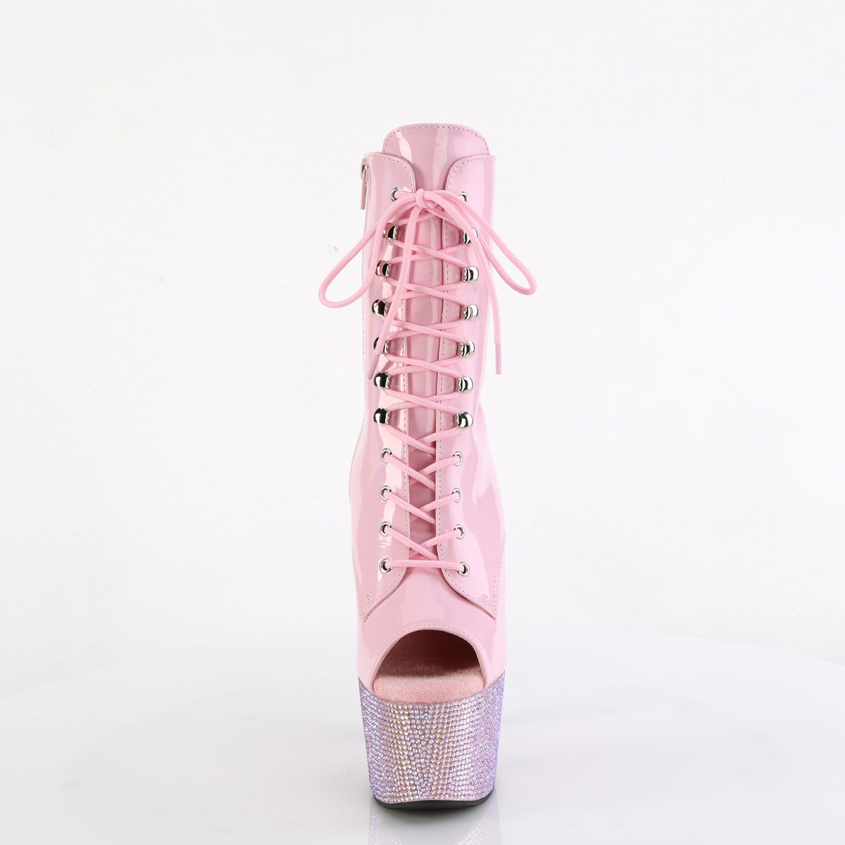 Pleaser  Bottines BEJEWELED-1021-7 B. Holo rose Pat / b. Rose ab rs