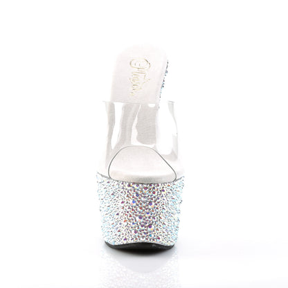 Pleaser Sandales pour femmes BEJEWELED-701ms CLR / SLV MULTI RS