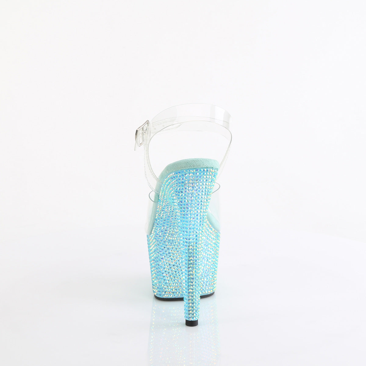 Pleaser   BEJEWELED-708RRS CLR / Aqua RS