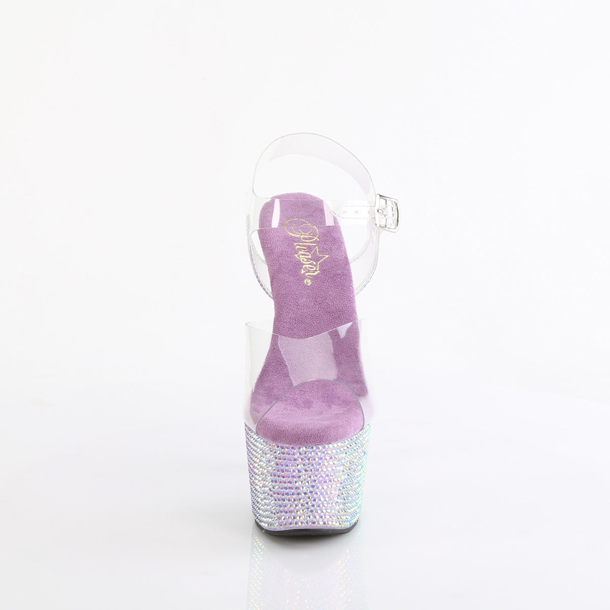 Pleaser   BEJEWELED-708RRS CLR / LAVENDER RS