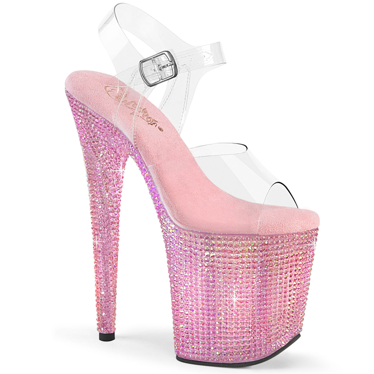 Pleaser   BEJEWELED-808RRS CLR / B. Rs rose