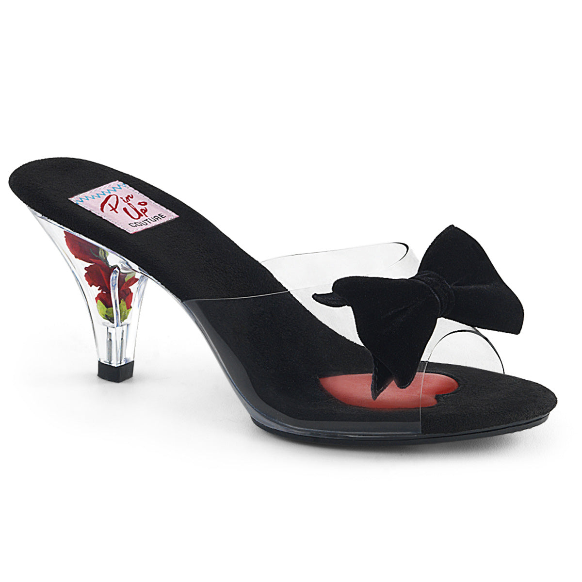 Pin Up Couture Pompes pour femmes BELLE-301BOW CLR-BLK / CLR