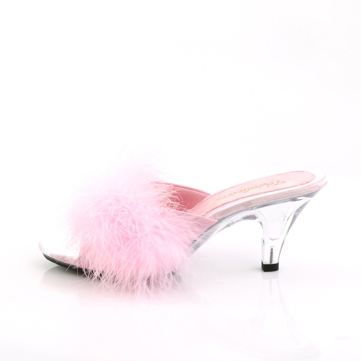 Fabulicious Sandales pour femmes BELLE-301f B. Pin PU-FUR / CLR
