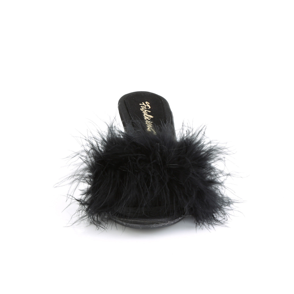 Fabulicious Sandales pour femmes BELLE-301f BLK PU-FUR / CLR