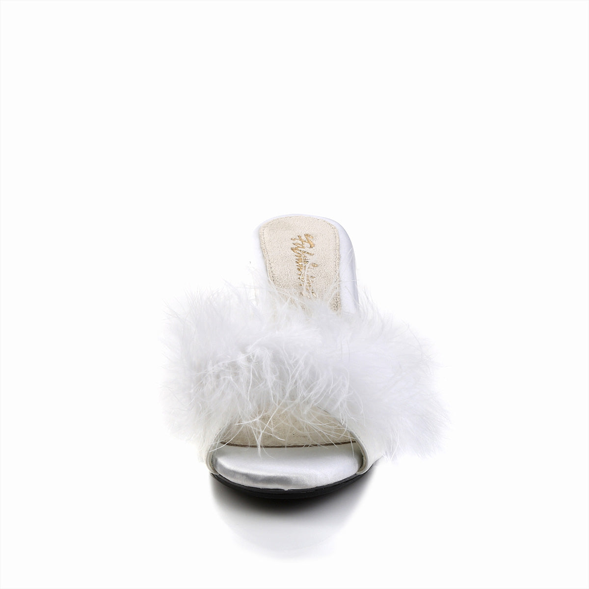 Fabulicious Sandales pour femmes BELLE-301f WHT PU-FUR / CLR