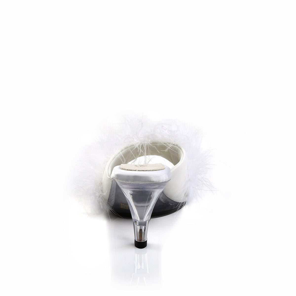 Fabulicious Sandales pour femmes BELLE-301f WHT PU-FUR / CLR