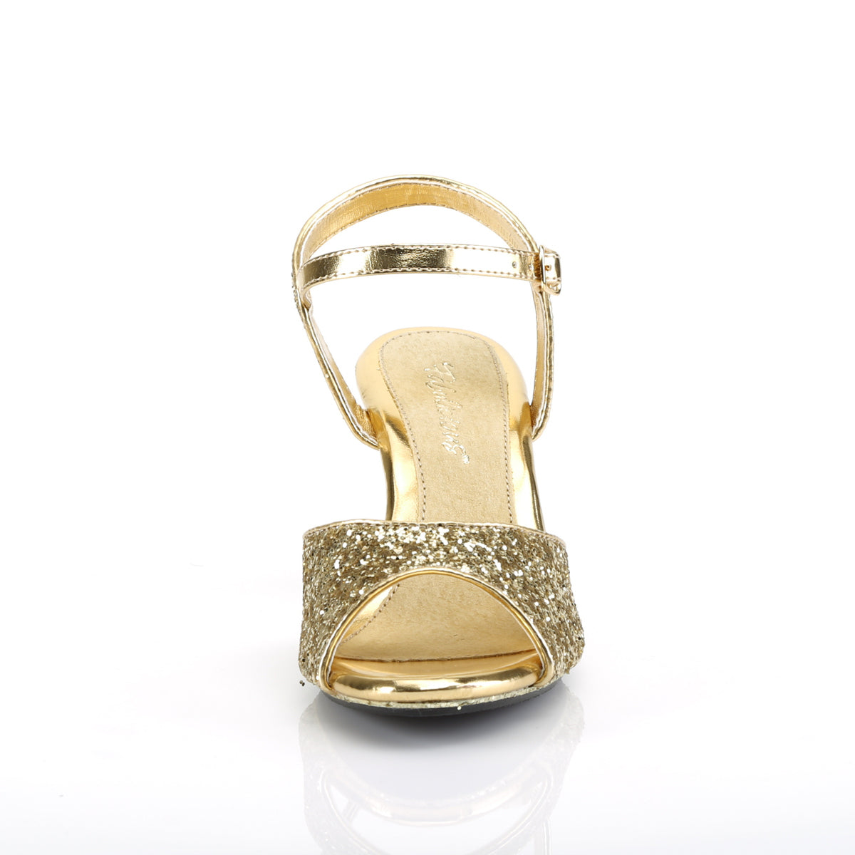 Fabulicious Sandales pour femmes BELLE-309g Glitter Gold / Gold Glitter