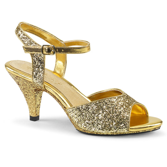 Fabulicious Sandales pour femmes BELLE-309g Glitter Gold / Gold Glitter