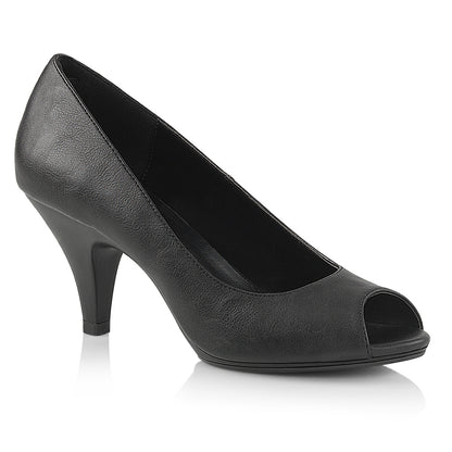 Fabulicious Sandales pour femmes BELLE-362 BLK FAUX CUIR / BLK MATTE