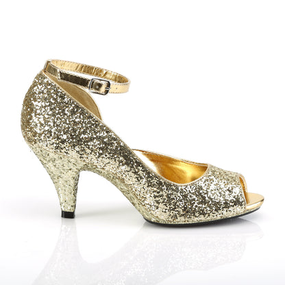 Fabulicious Sandales pour femmes BELLE-381g Glitter Gold / Gold Glitter