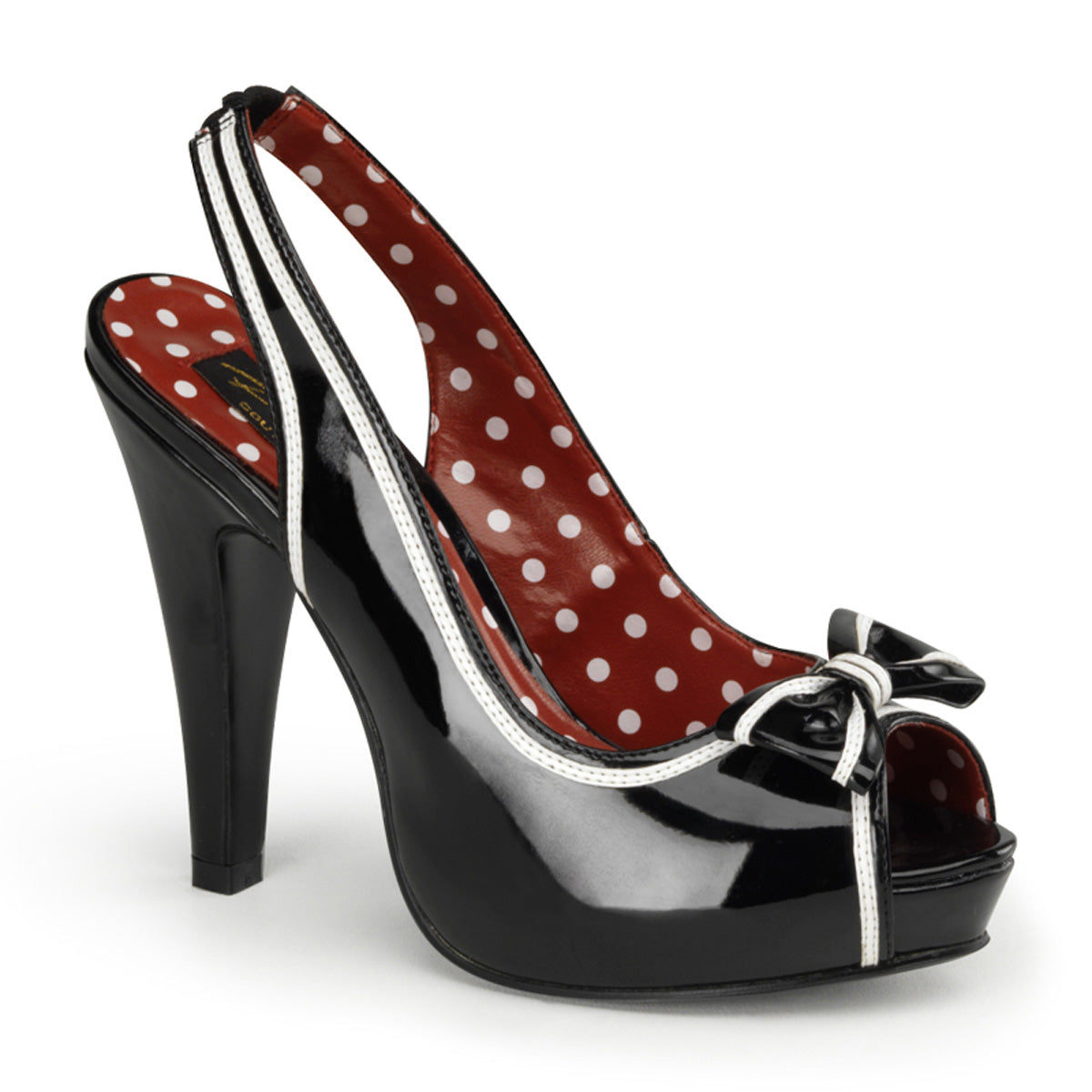 Pin Up Couture Pompes pour femmes BETTIE-05 blk pat