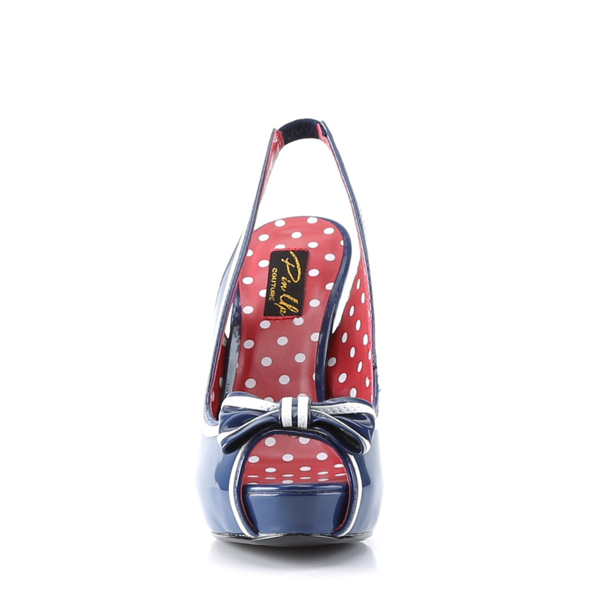 Pin Up Couture Pompes pour femmes BETTIE-05 bleu bleu marine