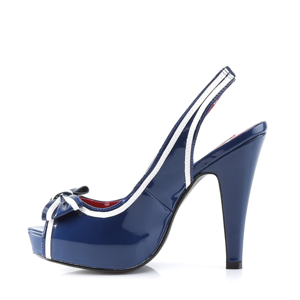 Pin Up Couture Pompes pour femmes BETTIE-05 bleu bleu marine