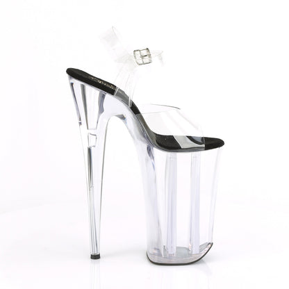Pleaser Womens Pumps BEYOND-008 Clr-Blk/Clr