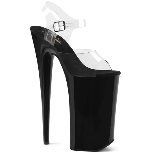 Pleaser Sandales pour femmes BEYOND-008 CLR / BLK