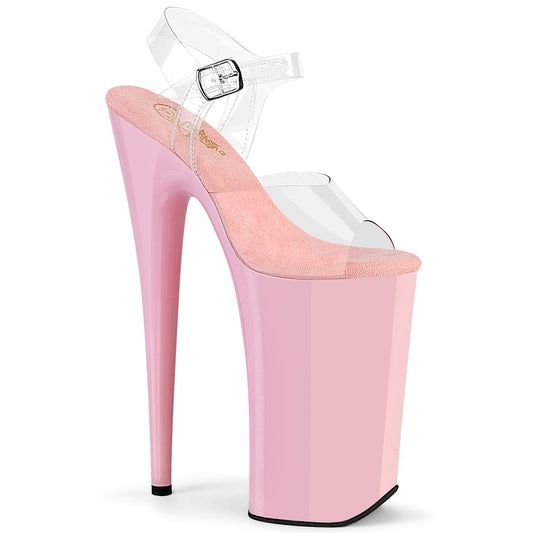 Pleaser Women's Platform Shoes BEYOND-008 Clr/B. Pink