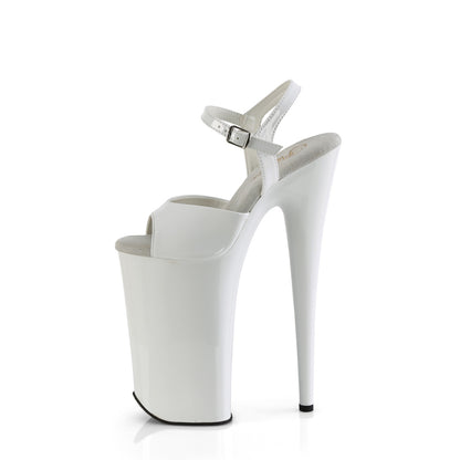Pleaser  Sandals BEYOND-009 Wht Pat/Wht