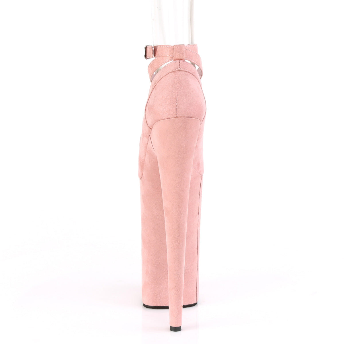 Pleaser Sandales pour femmes BEYOND-087FS B. FAUX SUDE SUEDE / B. Faux daim rose
