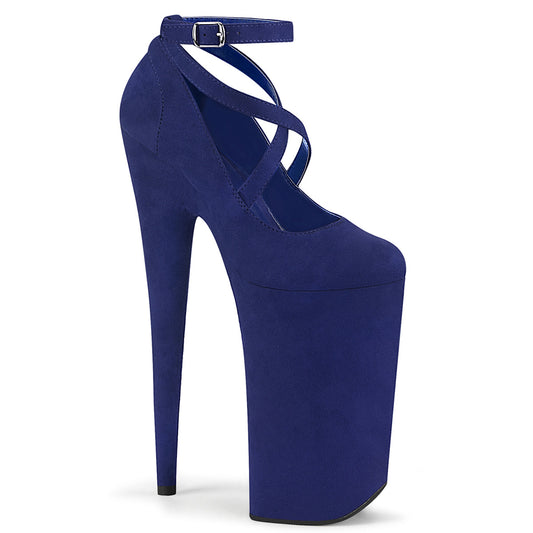 Pleaser Sandales pour femmes BEYOND-087FS Royal Blue F. F. Suede / Royal Blue F.Suedede