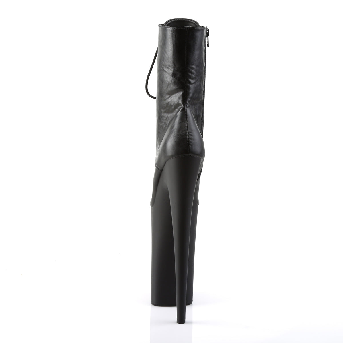 Pleaser Bottines pour femmes BEYOND-1020 Blk Faux Cuir / Blk Matte