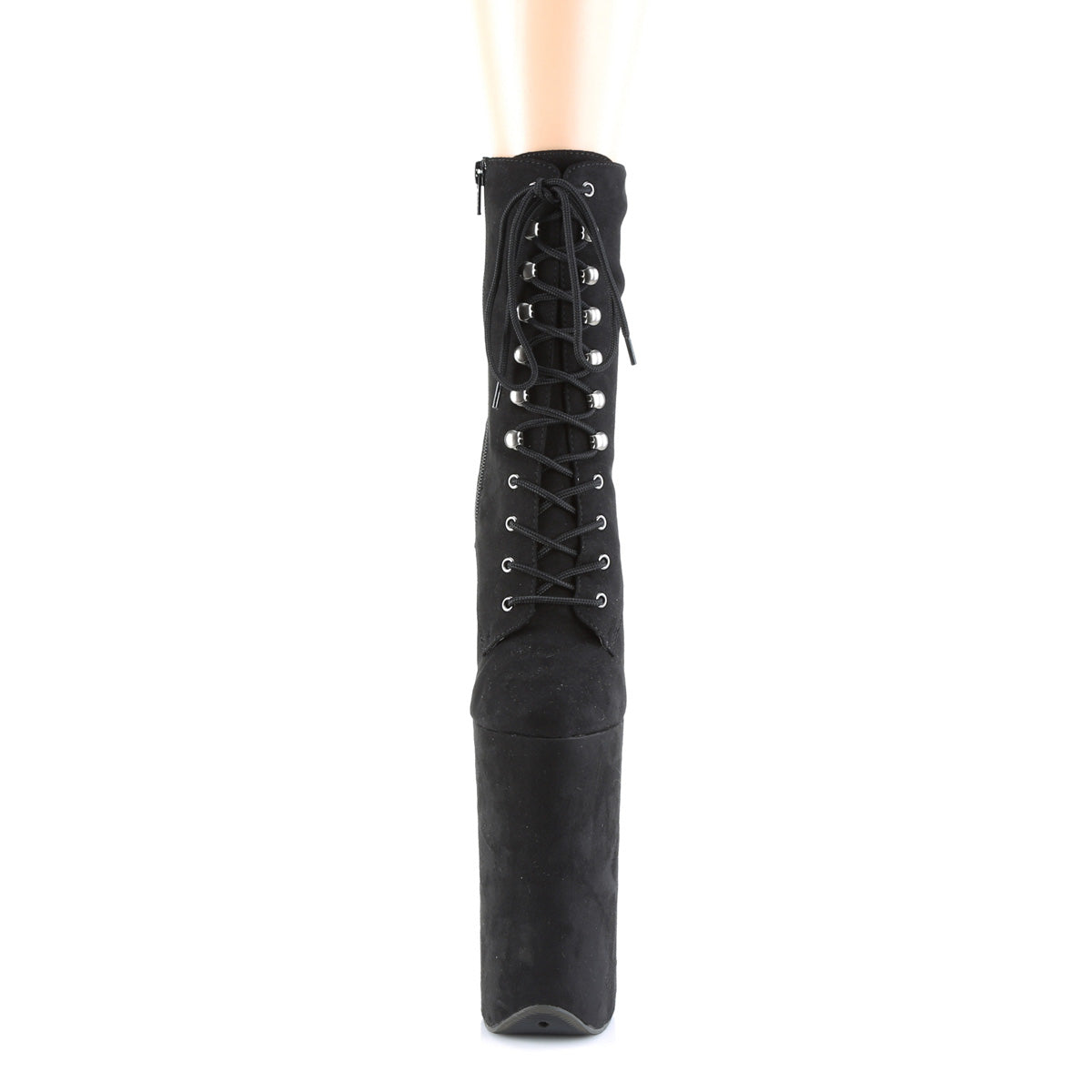 Pleaser Bottines pour femmes BEYOND-1020FS BLK FAUX SUDE / BLK FAUX SUDE