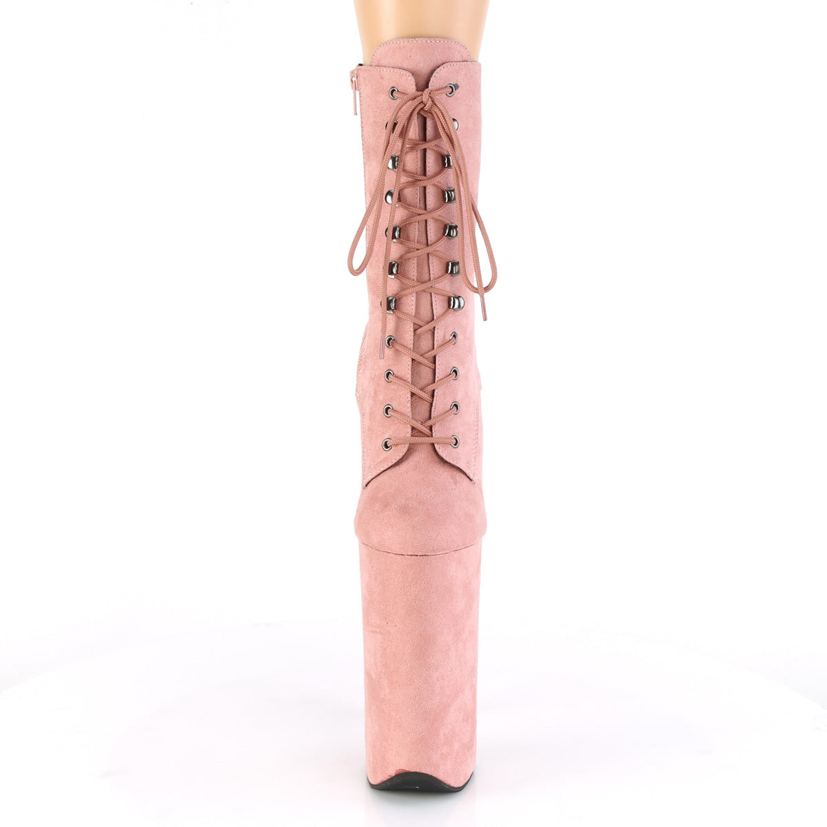 Pleaser Bottines pour femmes BEYOND-1020FS B. FAUX SUTEDE PINK / B. Faux daim rose