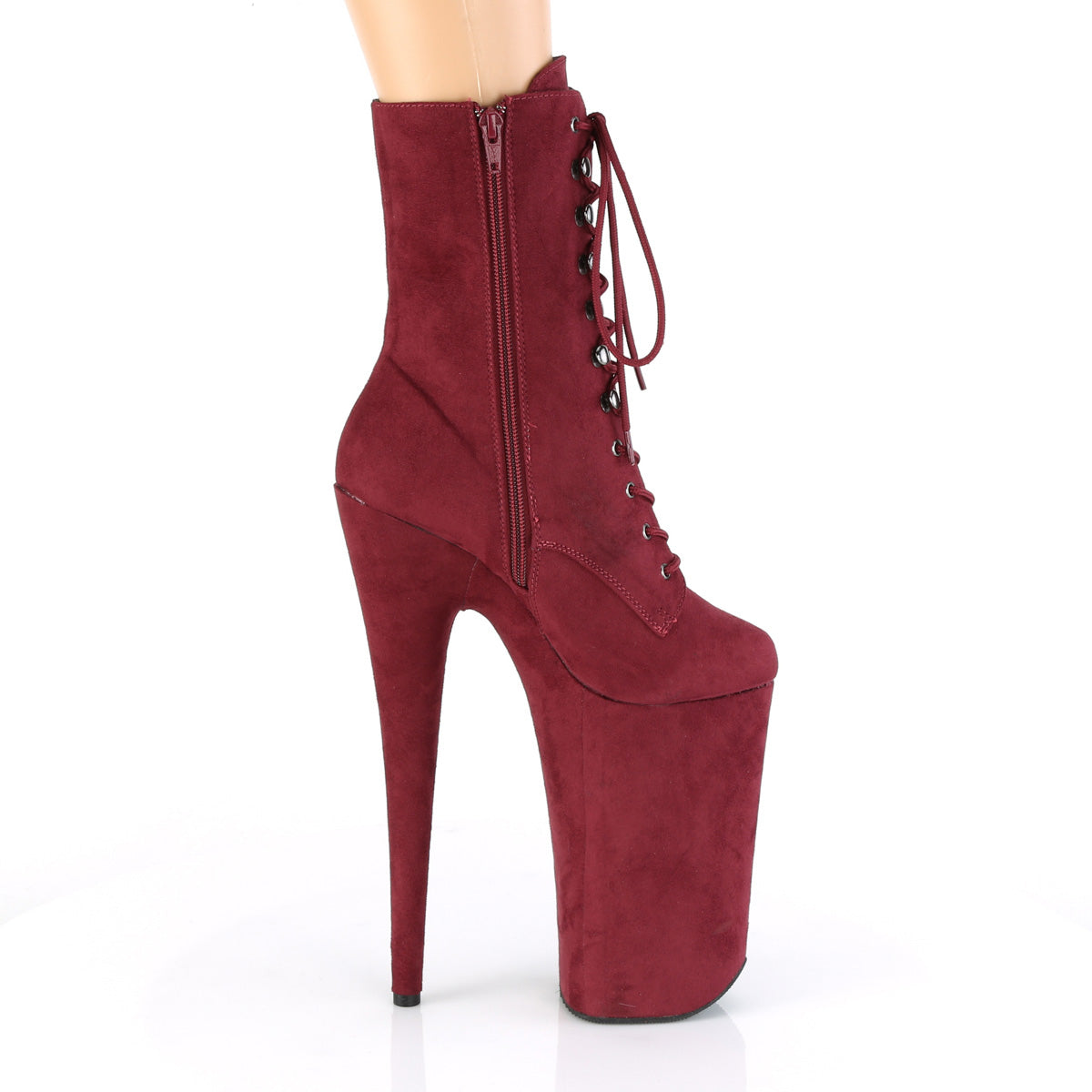 Pleaser Bottines pour femmes BEYOND-1020FS Bourgogne F.Suede / Bourgogne F.Suede
