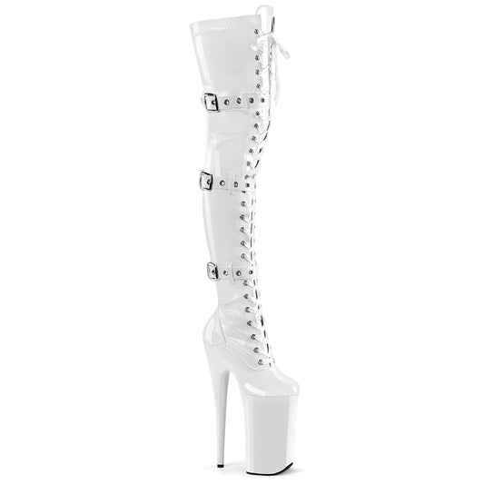 Pleaser   BEYOND-3028 WHT STR PAT / WHT