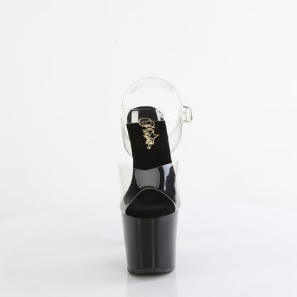 Pleaser   BLISS-708 CLR / BLK-CLR