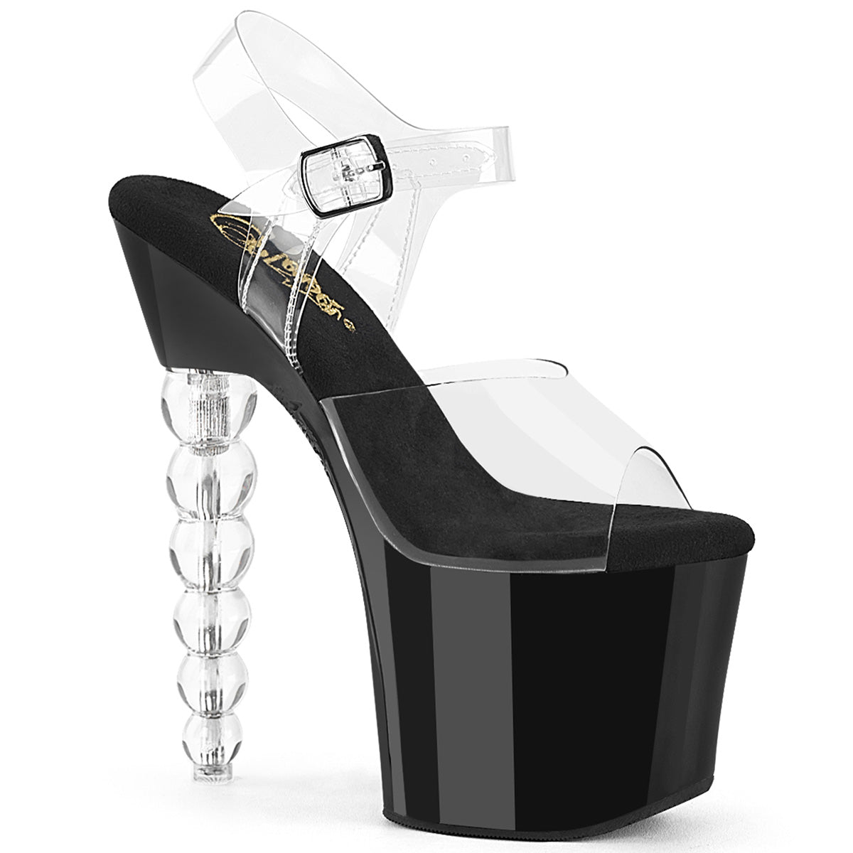 Pleaser   BLISS-708 CLR / BLK-CLR