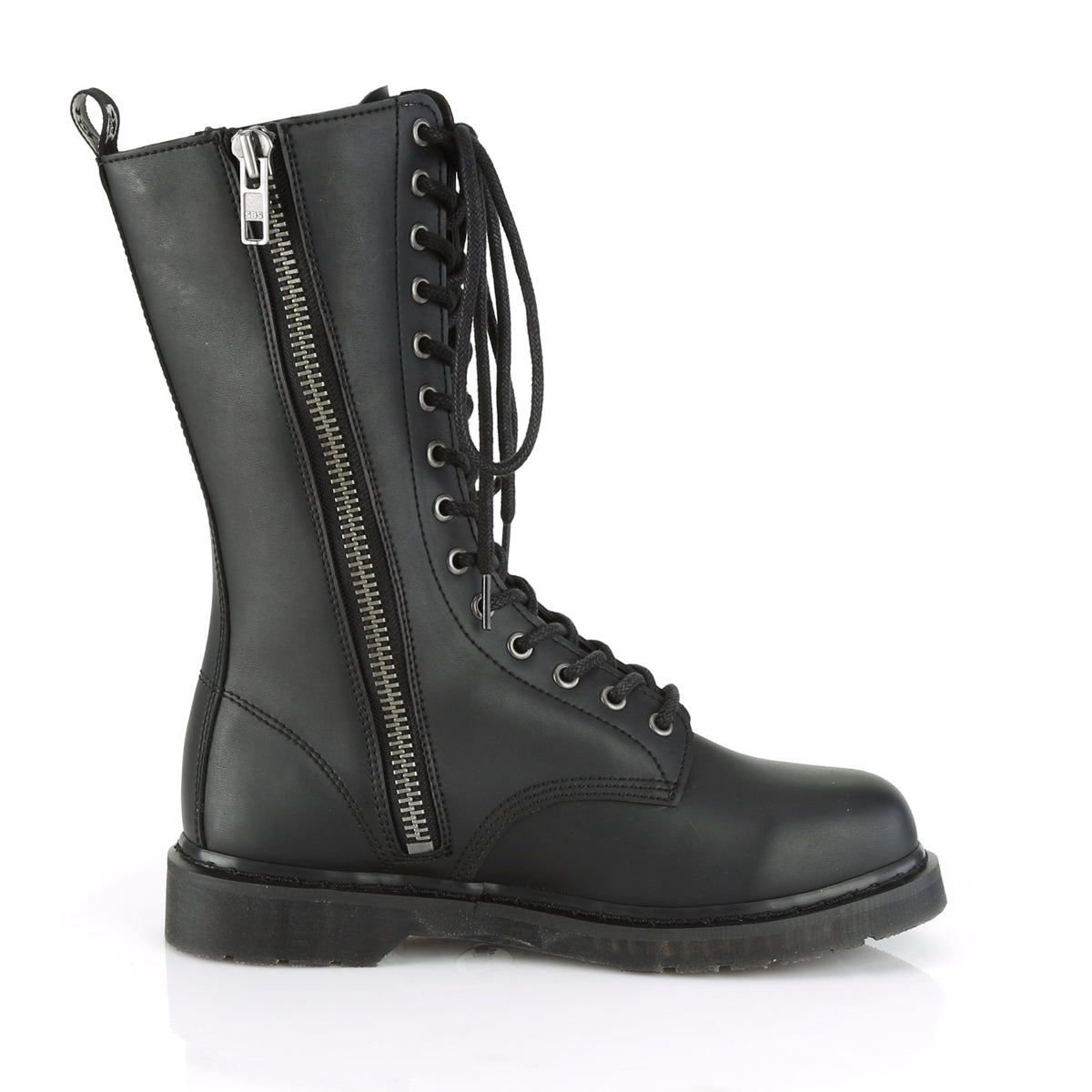 DemoniaCult Bottes pour hommes BOLT-300 Blk Vegan Leather
