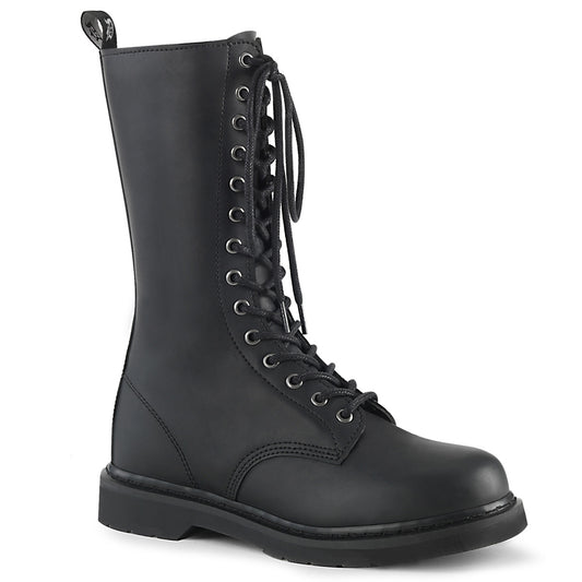 DemoniaCult Mens Boots BOLT-300 Blk Vegan Leather