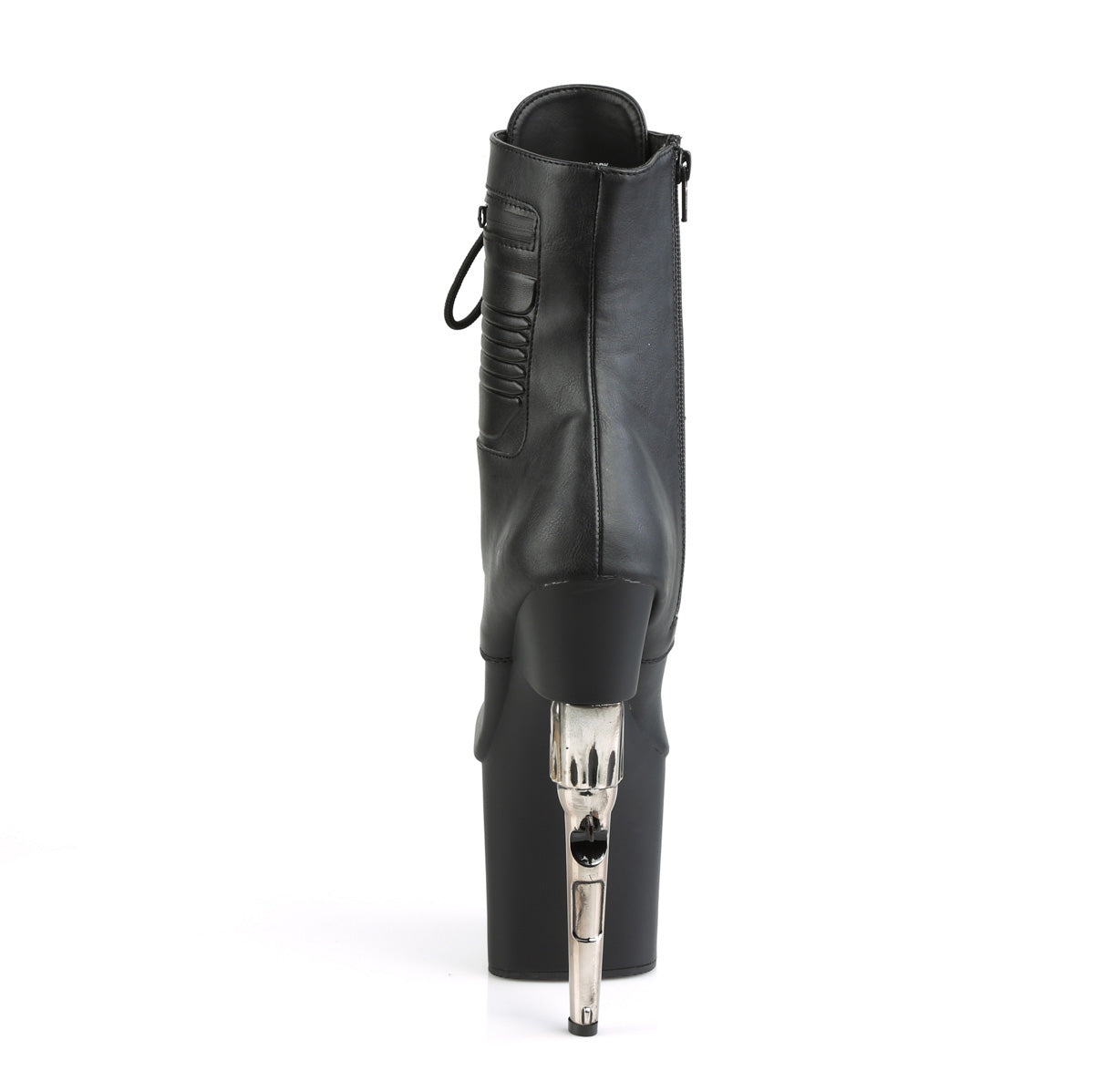 Pleaser Bottines pour femmes BONDGIRL-1020PK BLK FAUX CUIR / BLK MATTE
