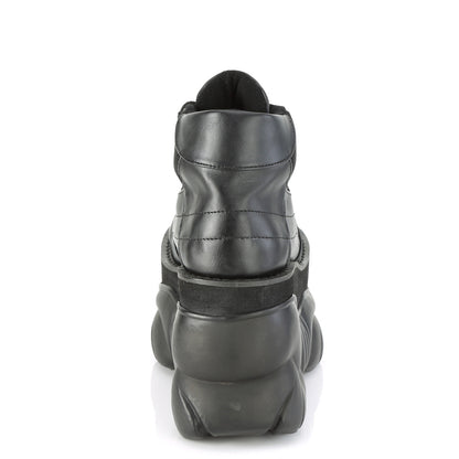 DemoniaCult Bottes pour hommes BOXER-01 Cuir végétalien BLK